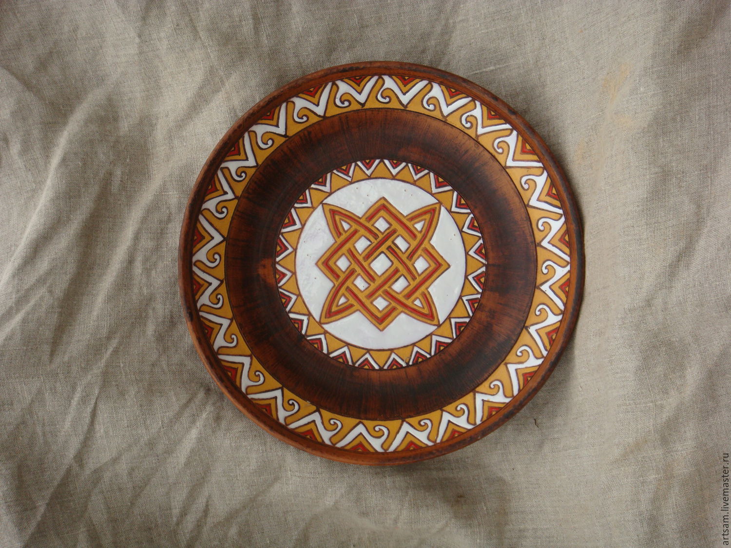 Славянский орнамент на посуде